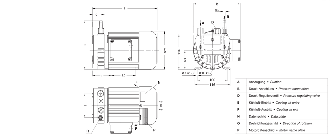 V-DTE 6干式真空泵