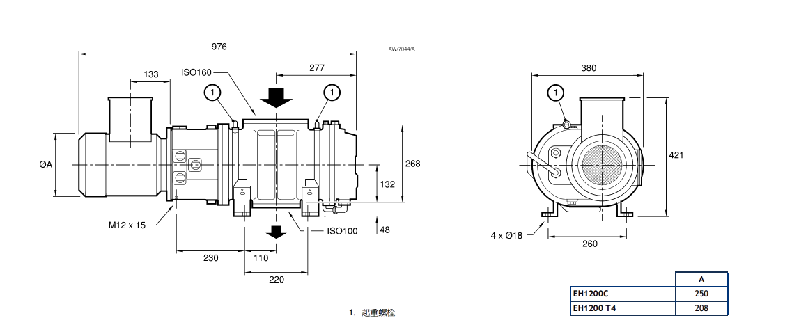 EH1200機(jī)械增壓泵